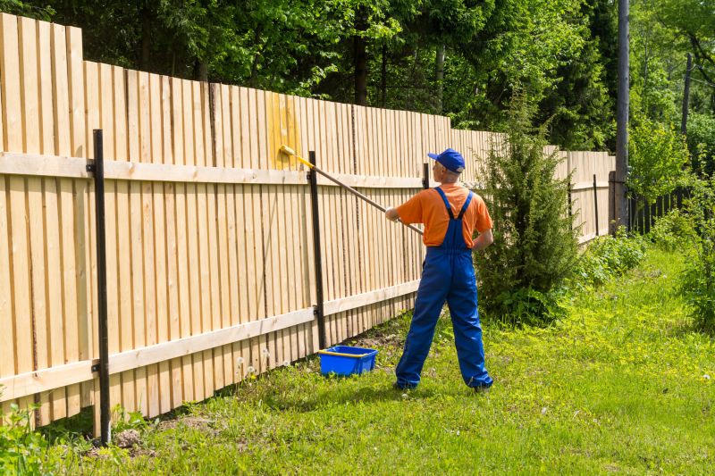 Residential Fence Painting